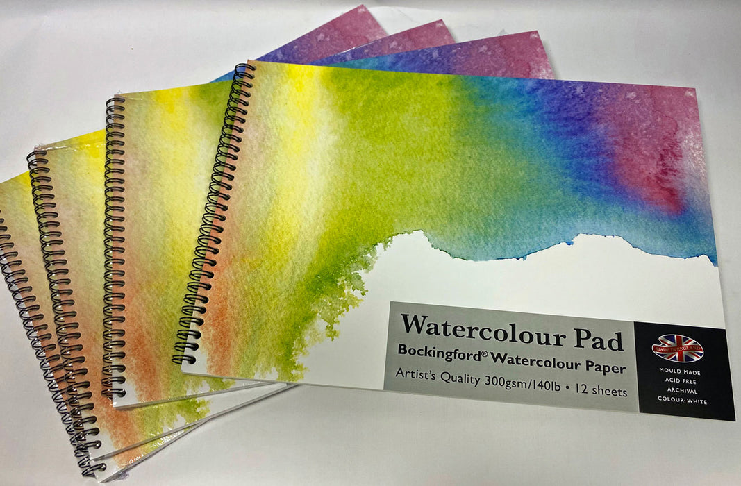 Four watercolour pads