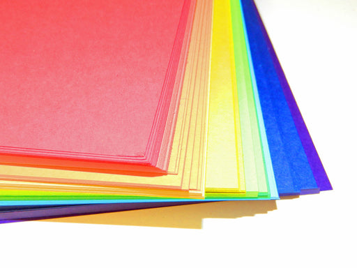 selection of bright coloured card 160gsm in various colours
