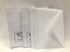 Packs of white C5 envelopes 