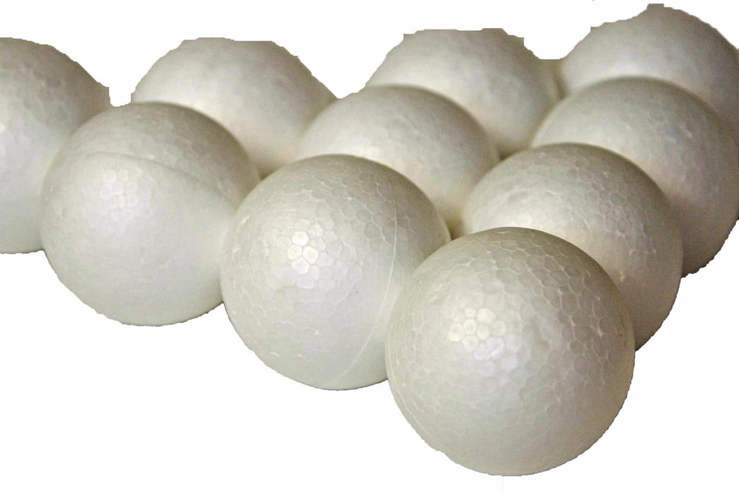 9 polystyrene balls 70mm diameter