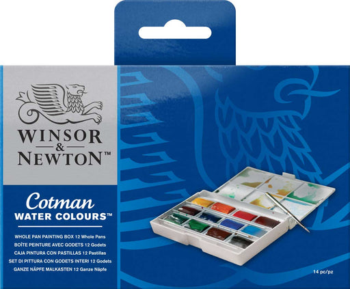 Box of watercolour paints
