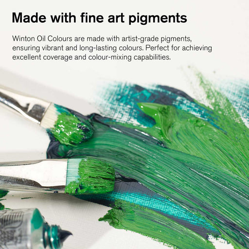 Example of oil paints in use