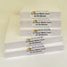 Packs of White Card 12 Sheet Thickness 750 Micron