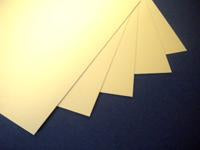 100 Sheets 148mm x 296mm Pastel Coloured Card-Cream