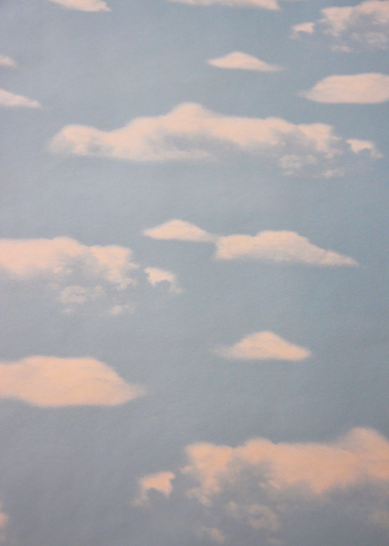 Cloud scene for background paper