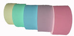 Border rolls pastel assortment of five colours