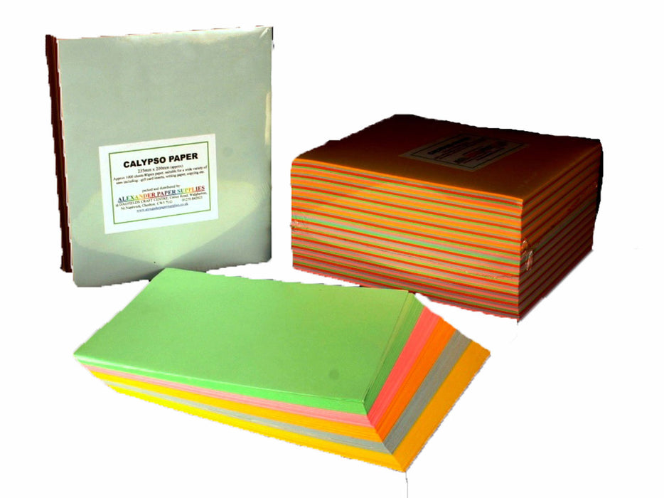 Calypso paper bulk pack assorted colours