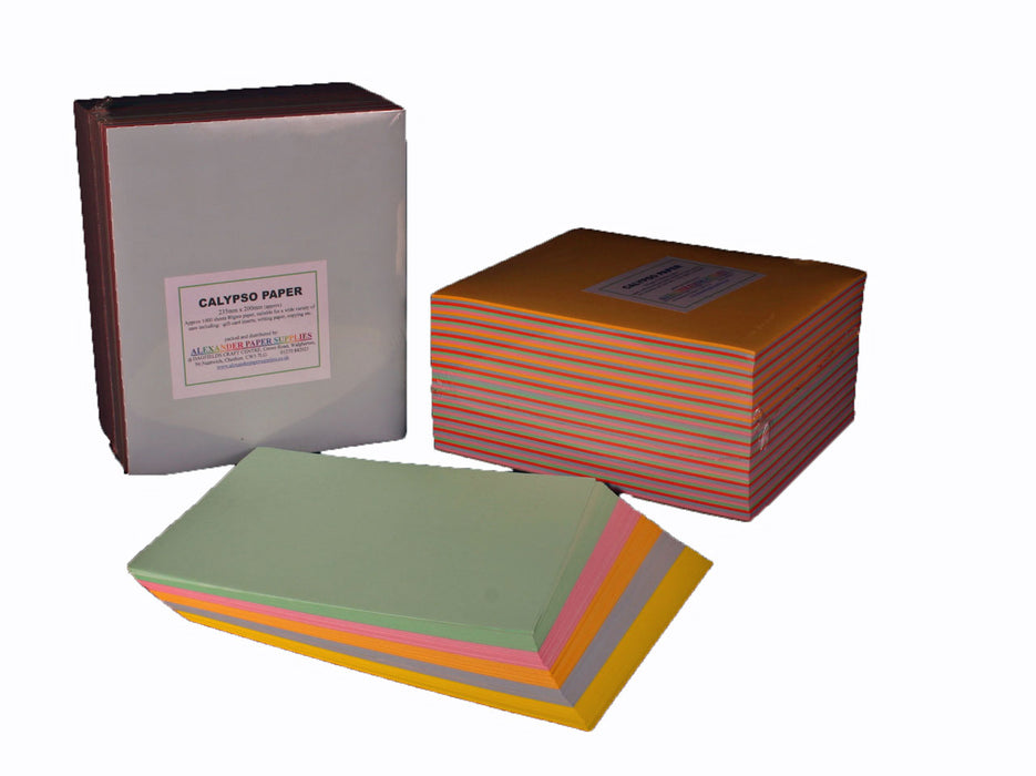 Calypso paper bulk pack assorted colours