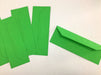 Envelopes 79 x 216mm in green