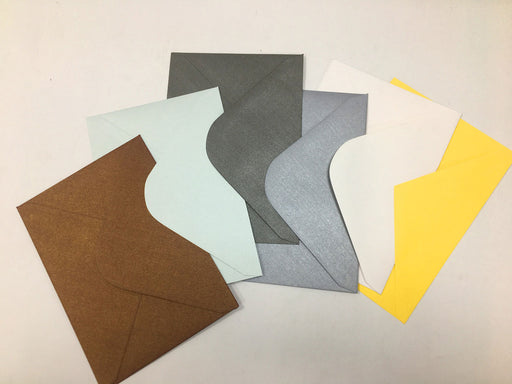 C6 size envelopes in assorted colours