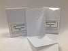 Packs of white C6 size envelopes
