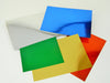 5 colours of foil card
