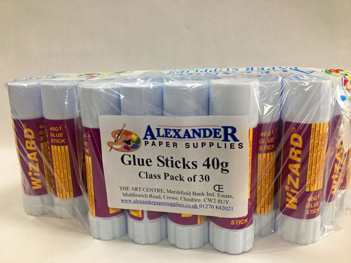 Pack of 30 x 40gms glue sticks