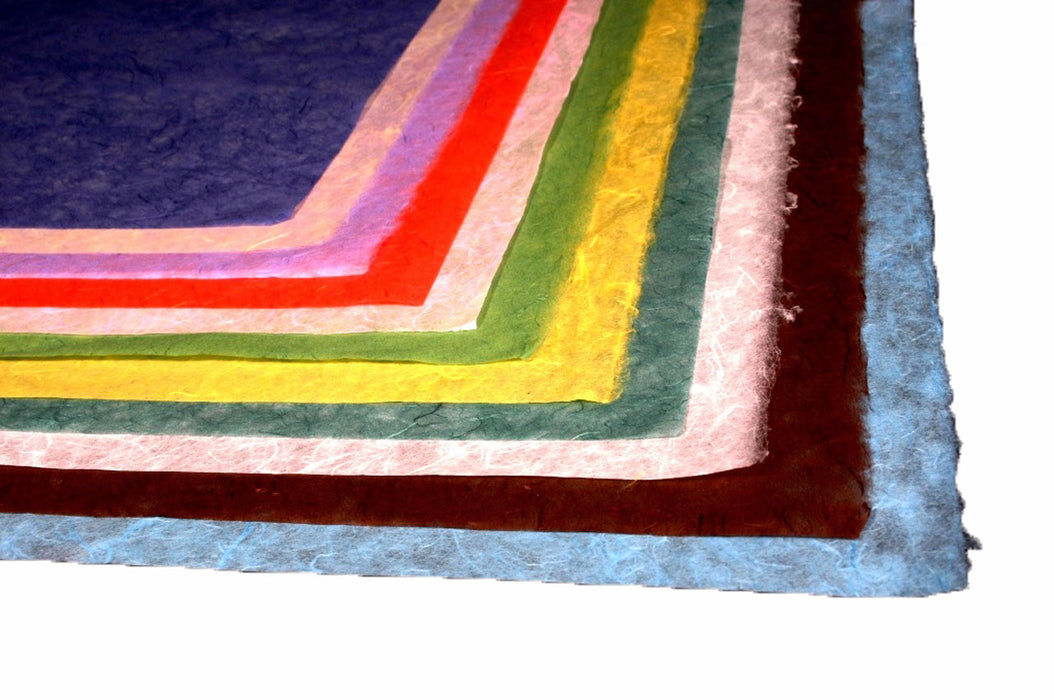 Handmade Paper Mult Color Mulberry Handmade Paper | Alexander Paper Supplies
