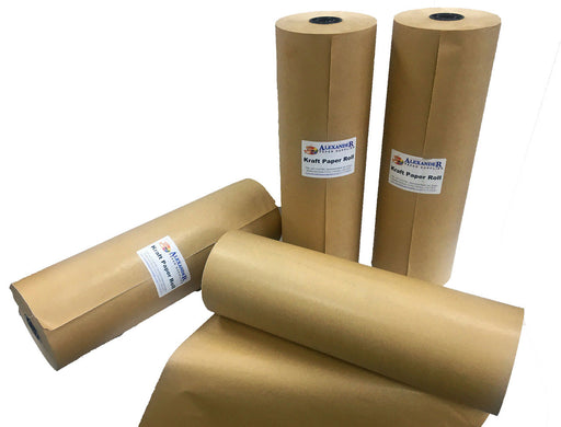 4 rolls of pure Kraft paper