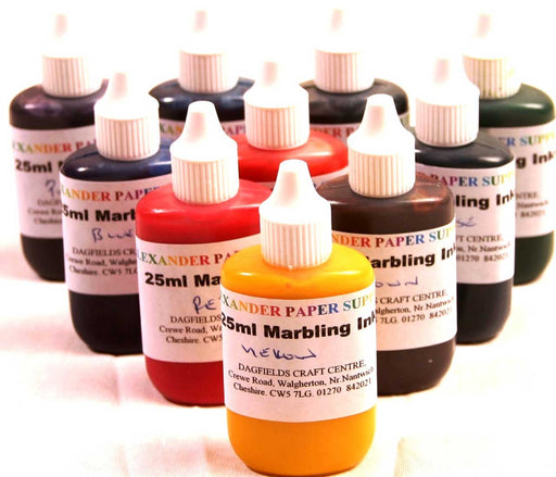 10 bottles of Marbling Inks