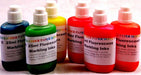 six bottles of fluorescent Marbling Inks