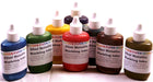 8 bottles of metallic Marbling Inks