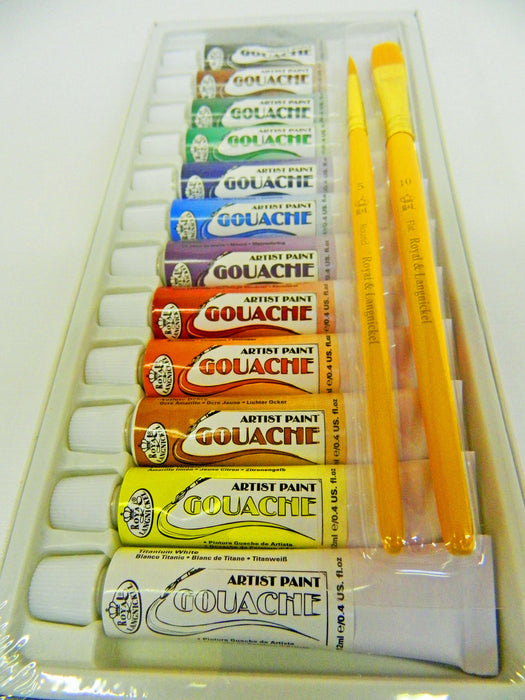 Set of Gouache paints