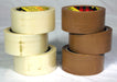 6 rolls parcel tape clear & buff