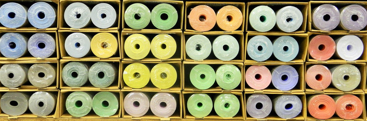 Rolls of 50m poster frieze paper