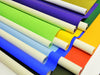 Wide poster frieze rolls in bright colours