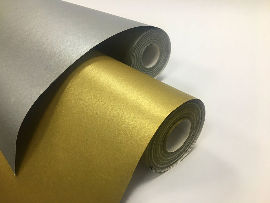 Gold and Silver poster frieze rolls