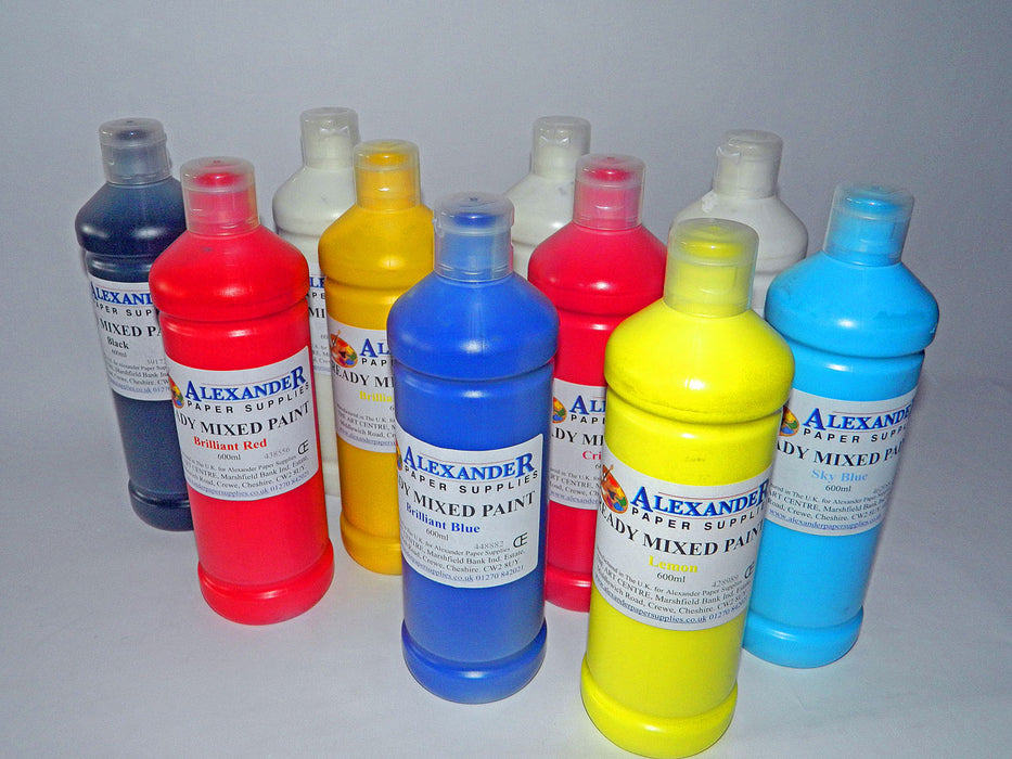 Ready mixed paint colour mixing set