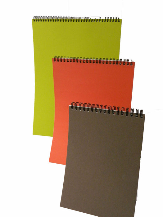 Selection of spiral sketch books.