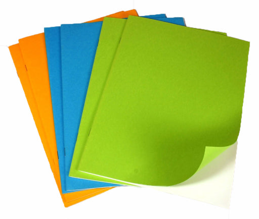 6 Workbooks with three different coloured covers