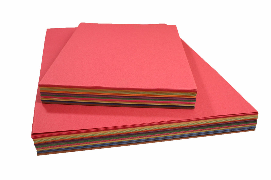 Sugar Paper Kaleidoscope Assorted Colours 250 Sheets in Various Sizes