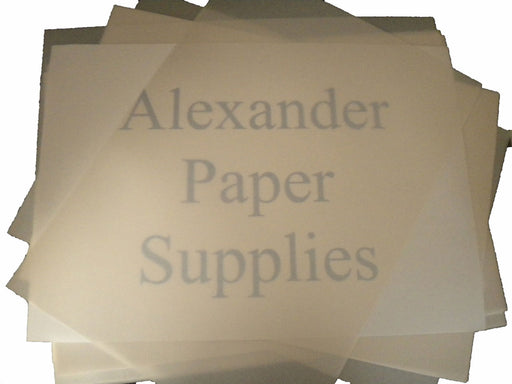 Several sheets of tracing paper