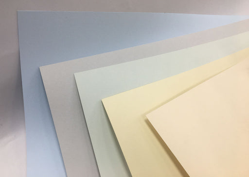 5 sheets of tinted watercolour paper