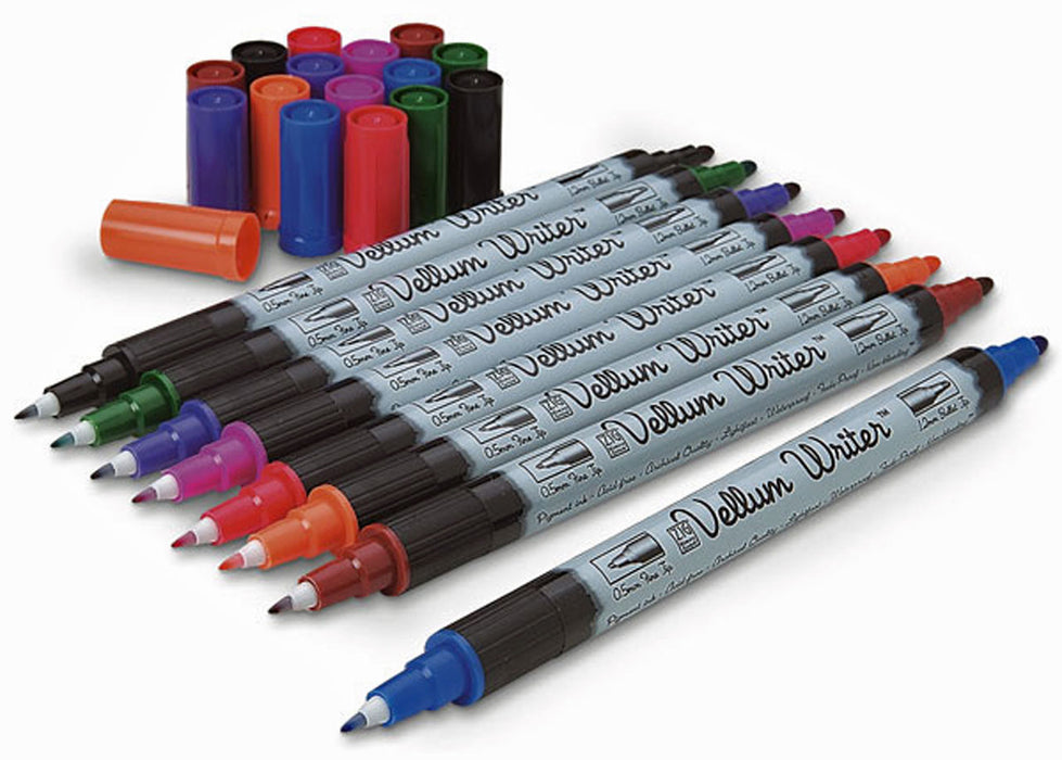 Pack of 8 Vellum Writer Pens