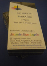 Black Card alternative sizes